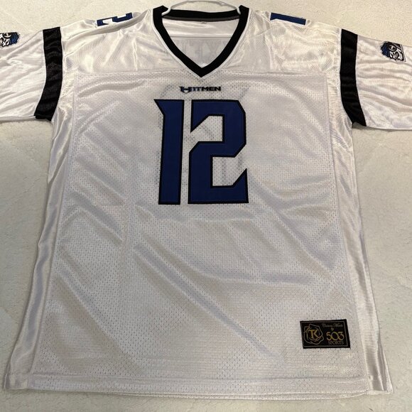 XFL UFL - NY/NJ Hitmen - Jersey - #12 - Size 2XL (XXL) - Picture 1 of 4